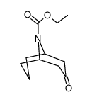 ethyl 3-oxo-9-azabicyclo[3.3.1]nonane-9-carboxylate结构式