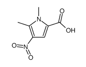 4-nitro-5-methyl-1-methylpyrrole-2-carboxylic acid结构式