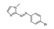 (4-bromophenyl)-(1-methylimidazol-2-yl)diazene Structure