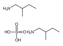 2-methylbutan-1-amine,sulfuric acid Structure