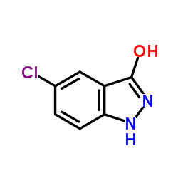 5-氯-3-羟基(1H)吲唑结构式