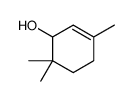 3,6,6-trimethylcyclohex-2-en-1-ol Structure