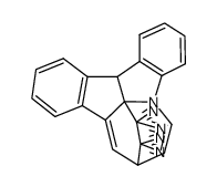 3-hydro-1H,10bH-3,15-(metheno)azepino[1,2-a]indeno[2,1-b]indole-1,1,2,2-tetracarbonitrile结构式