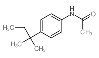 Acetamide,N-[4-(1,1-dimethylpropyl)phenyl]- Structure