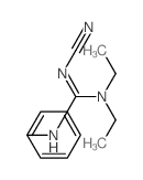 3-cyano-1,1-diethyl-2-phenyl-guanidine Structure