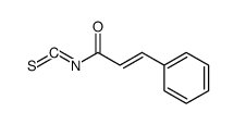 trans-3-Phenylpropenoyl isothiocyanate结构式