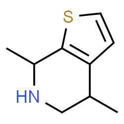 Thieno[2,3-c]pyridine, 4,5,6,7-tetrahydro-4,7-dimethyl- (9CI) picture