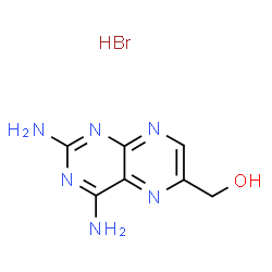 (2,4-diaminopteridin-6-yl)methanol hydrobromide结构式