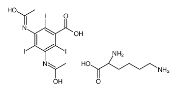 diatrizoic acid lysine salt Structure