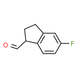 1H-Indene-1-carboxaldehyde,5-fluoro-2,3-dihydro-,(1S)-(9CI)结构式