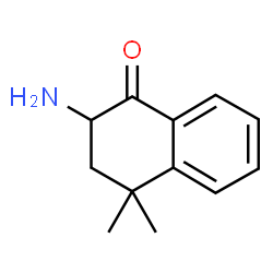 2-AMINO-4,4-DIMETHYL-1-TETRALONE结构式