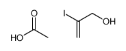 acetic acid,2-iodoprop-2-en-1-ol Structure