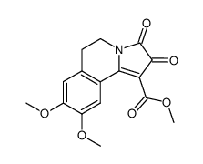 methyl 8,9-dimethoxy-2,3-dioxo-2,3,5,6-tetrahydropyrrolo<2,1-a>isoquinoline-1-carboxylate结构式