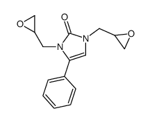 1,3-bis(oxiran-2-ylmethyl)-4-phenylimidazol-2-one结构式