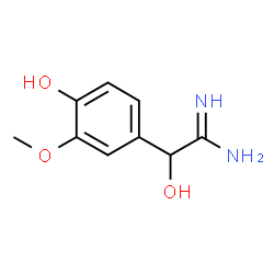 Mandelamidine,4-hydroxy-3-methoxy- (8CI) structure