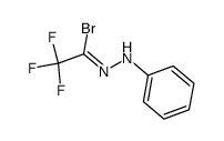 bromure de N-phenyl trifluoroacetohydrazonoyle Structure