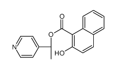 [(1S)-1-pyridin-4-ylethyl] 2-hydroxynaphthalene-1-carboxylate Structure