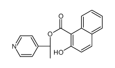 [(1S)-1-pyridin-4-ylethyl] 2-hydroxynaphthalene-1-carboxylate结构式