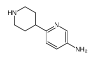 6-piperidin-4-ylpyridin-3-amine Structure