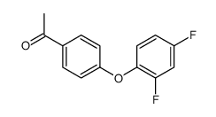 4'-(2,4-DIFLUOROPHENOXY)ACETOPHENONE structure