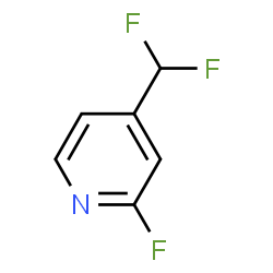 Pyridine, 4-(difluoromethyl)-2-fluoro- (9CI) structure