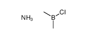 chloro-dimethyl-borane, compound with ammonia结构式