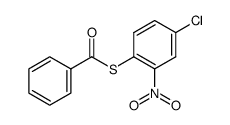 thiobenzoic acid S-(4-chloro-2-nitro-phenyl ester)结构式