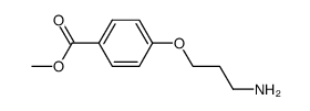 methyl [4-(3-aminopropoxy)benzoate]结构式