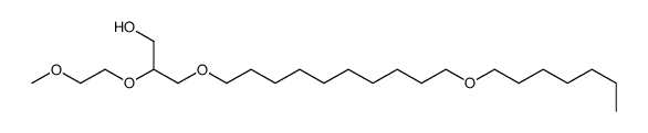 3-(10-heptoxydecoxy)-2-(2-methoxyethoxy)propan-1-ol Structure