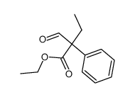 2-formyl-2-phenyl-butyric acid ethyl ester结构式