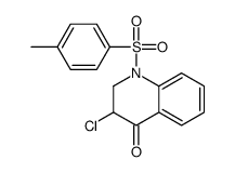 4(1)-Quinolone,3-chloro-2,3-dihydro-1-p-tolylsulfonyl- (2CI) Structure