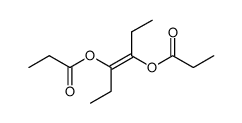 (1,2-Diethyl-1,2-ethendiyl)-dipropionat结构式