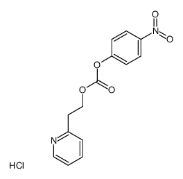 2-(2-Pyridyl)ethyl-p-nitrophenyl-carbonat-hydrochlorid Structure