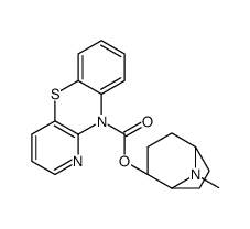 [1R,5S,(+)]-Tropane-2α-yl=10H-pyrido[3,2-b][1,4]benzothiazine-10-carboxylate Structure