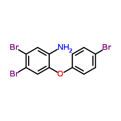 4,5-Dibromo-2-(4-bromophenoxy)aniline结构式
