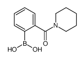 BORONIC ACID, [2-(1-PIPERIDINYLCARBONYL)PHENYL]- structure