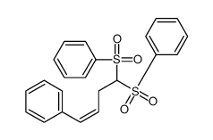 4,4-bis(benzenesulfonyl)but-1-enylbenzene Structure