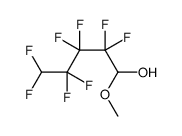 2,2,3,3,4,4,5,5-octafluoro-1-methoxypentan-1-ol Structure