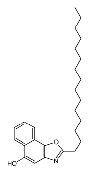 2-pentadecylbenzo[g][1,3]benzoxazol-5-ol Structure