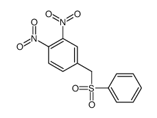 4-(benzenesulfonylmethyl)-1,2-dinitrobenzene结构式
