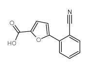 5-(2-Cyanophenyl)-furane-2-carboxylic acid结构式