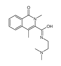 N-[2-(dimethylamino)ethyl]-2,4-dimethyl-1-oxoisoquinoline-3-carboxamide Structure