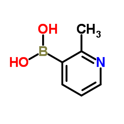 2-Methyl-3-pyridineboronic acid structure