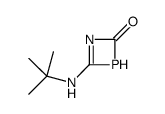 4-(tert-butylamino)-3H-1,3-azaphosphet-2-one Structure