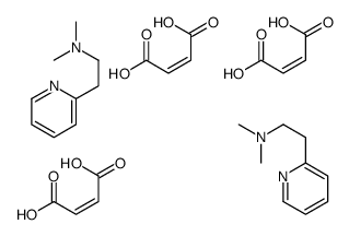 but-2-enedioic acid,N,N-dimethyl-2-pyridin-2-ylethanamine Structure