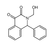 2-(hydroxymethyl)-1-phenyl-1H-isoquinoline-3,4-dione结构式