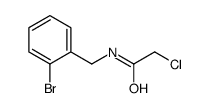 N-(2-Bromobenzyl)-2-chloroacetamide结构式