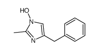 4-benzyl-1-hydroxy-2-methylimidazole结构式