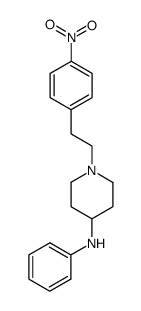 1-(2-(4-nitrophenyl)ethyl)-4-(phenylamino)piperidine结构式
