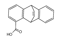 9,10-dihydro-9,10-etheno-1-anthroic acid结构式